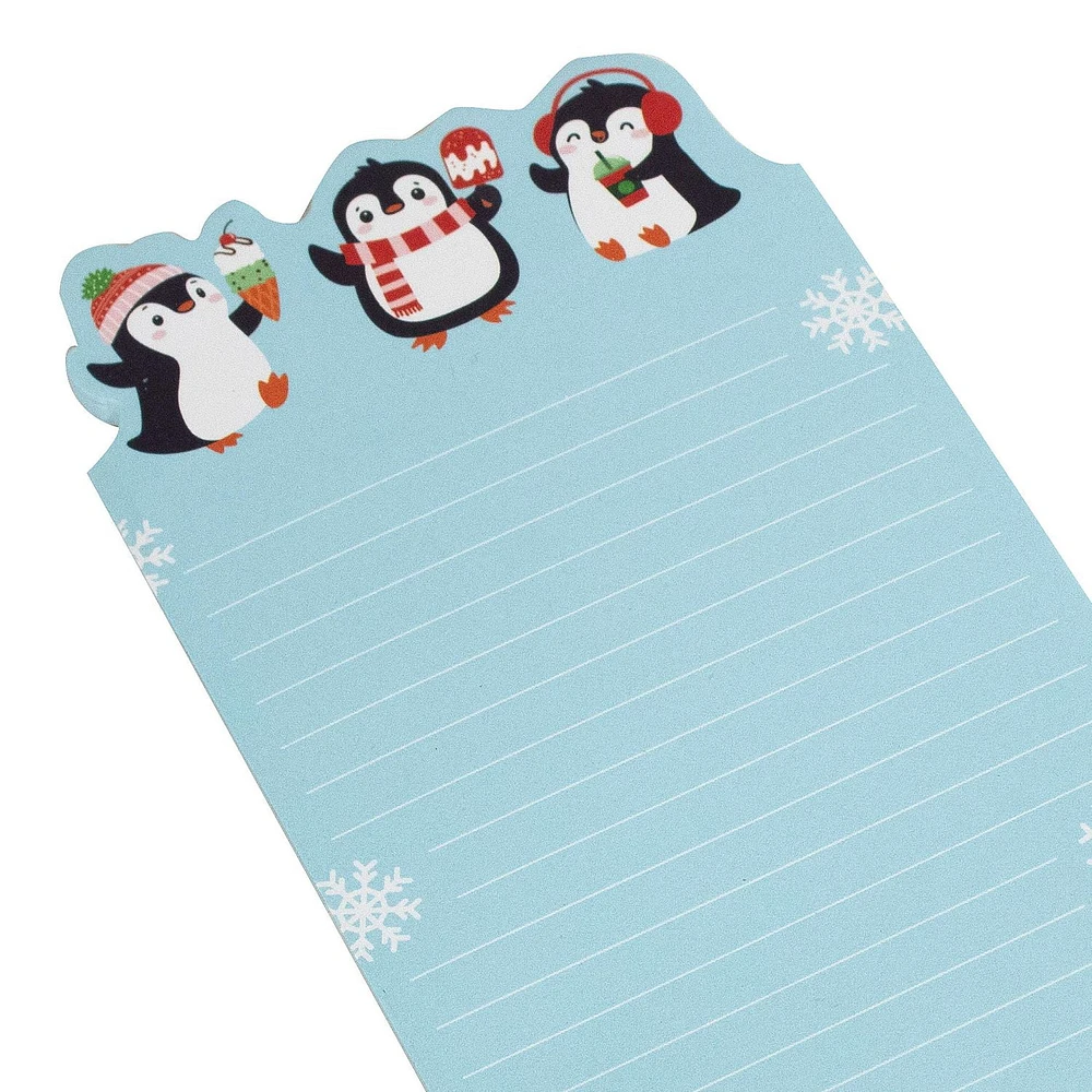 Holiday Time Penguin Igloo Christmas List Pad, Penguin Igloo List Pad