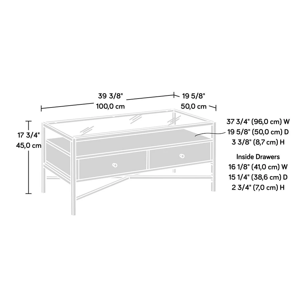 Sauder® Harper Heights Coffee Table, White, 427114