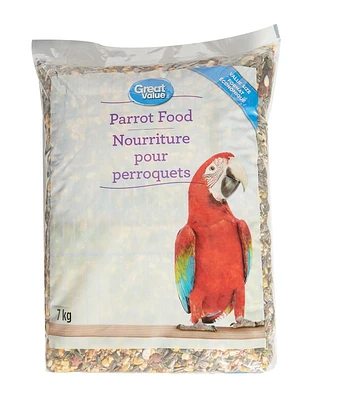 Great Value Nourriture pour perroquets 7kg spécialement formulé