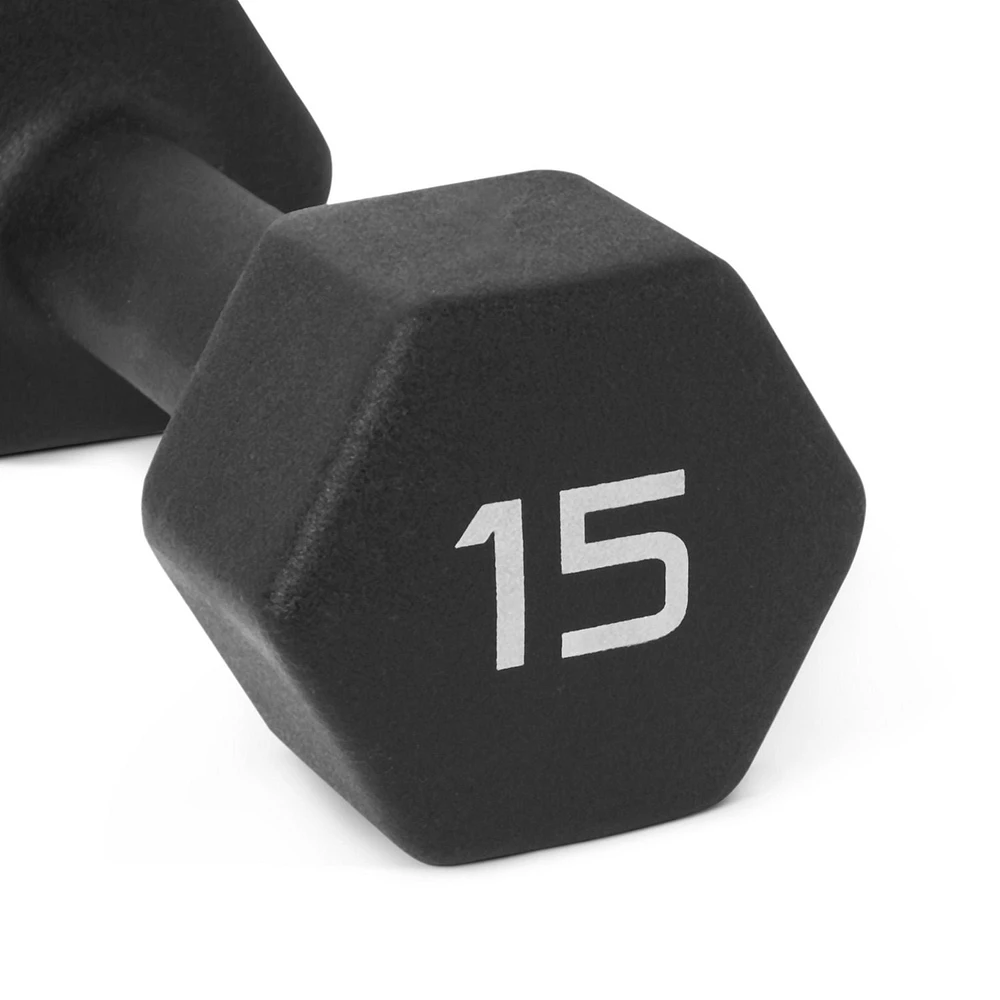 CAP Barbell, Black Neoprene Dumbbell, Single