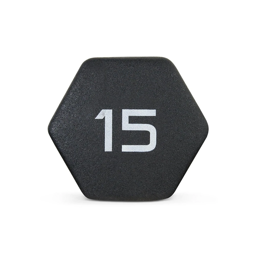 CAP Barbell, Black Neoprene Dumbbell, Single