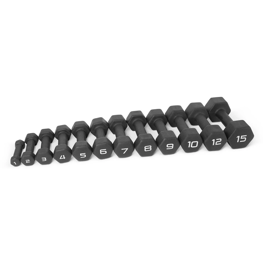 CAP Barbell, Black Neoprene Dumbbell, Single