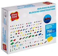 Play Day 750 Pieces Building Blocks Set, Compatible with major brands!