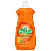 Palmolive Essential Clean Liquid Dish Soap, Orange Tangerine, 828mL