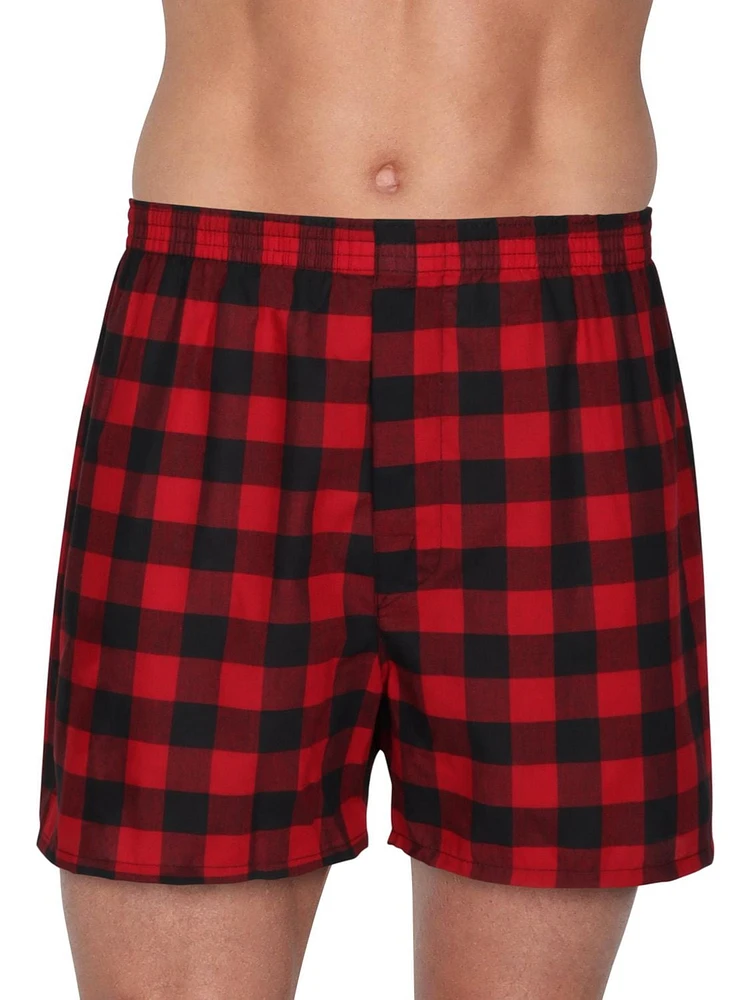 Caleçon boxeur pour hommes Fruit of the Loom des Fêtes, lot de 2