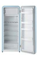 iio 10 Cu. Ft. Retro Refrigerator with Freezerette in Jet Black