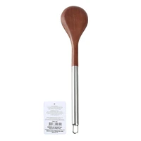 Mainstays Acacia Wood and Stainless Steel Solid Spoon, Mainstays Wood and Stainless Solid Spoon