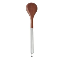 Mainstays Acacia Wood and Stainless Steel Solid Spoon, Mainstays Wood and Stainless Solid Spoon