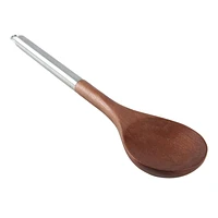 Mainstays Acacia Wood and Stainless Steel Solid Spoon, Mainstays Wood and Stainless Solid Spoon