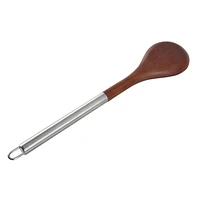 Mainstays Acacia Wood and Stainless Steel Solid Spoon, Mainstays Wood and Stainless Solid Spoon