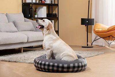 Pet Space Round Bed Red