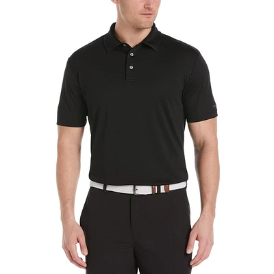 PGA TOUR Men's Easy Care Solid Golf Polo Shirt