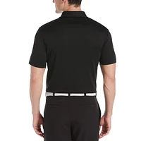 PGA TOUR Men's Easy Care Solid Golf Polo Shirt