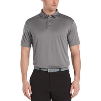 PGA TOUR Men's Easy Care Solid Golf Polo Shirt,