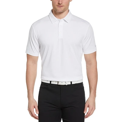 PGA TOUR Polo de golf solide facile d'entretien pour homme Polo PGA TOUR pour homme