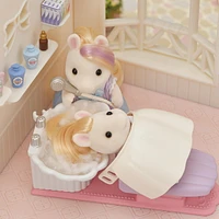 Calico Critters Pony's Stylish Hair Salon, Dollhouse Playset with Figure and Accessories