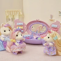 Calico Critters Pony's Vanity Dresser Set, Dollhouse Compact Playset with Figure and Accessories