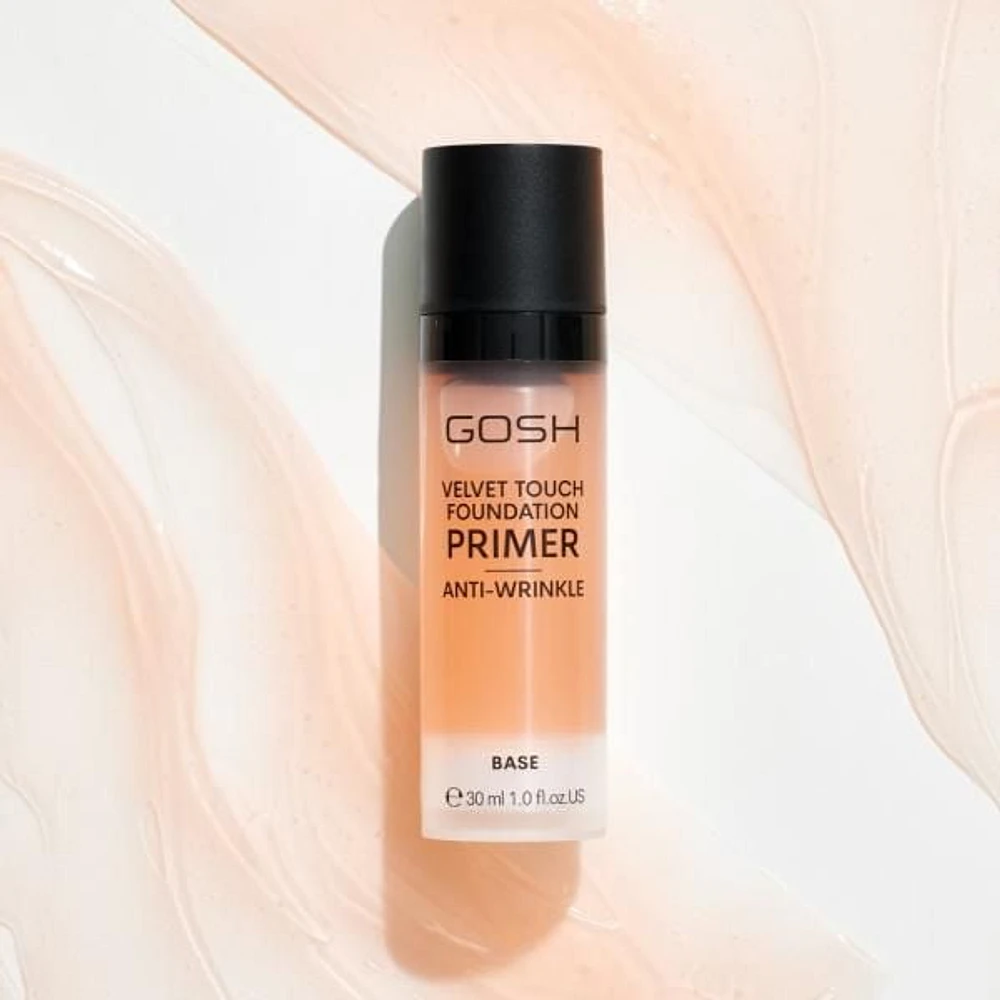 GOSH - Velvet Touch Foundation Primer Anti Wrinkle, PERFUME FREE / VEGAN