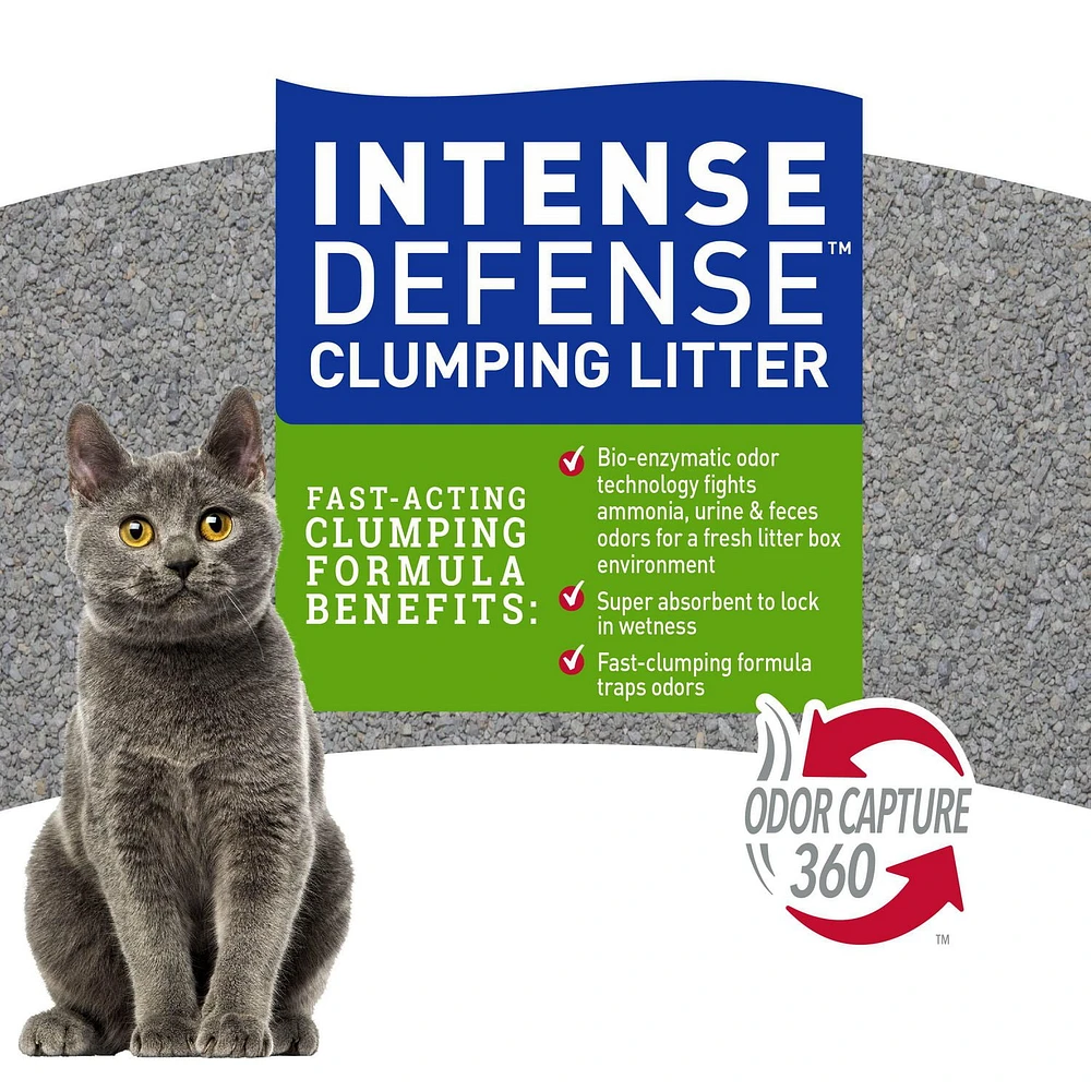 Nature’s Miracle Intense Defense Odour Control Litter, 20 Pounds, Odour Control