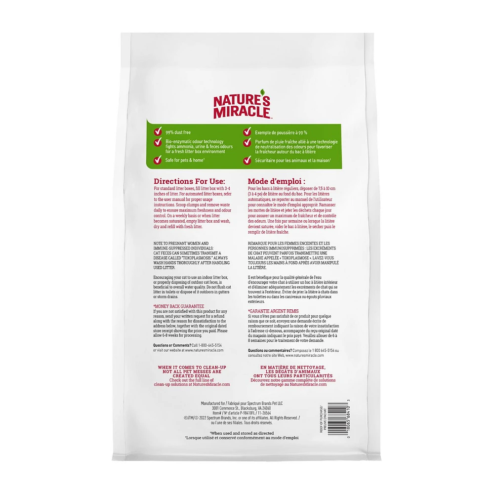 Nature’s Miracle Intense Defense Odour Control Litter, 40 Pounds, Odour Control