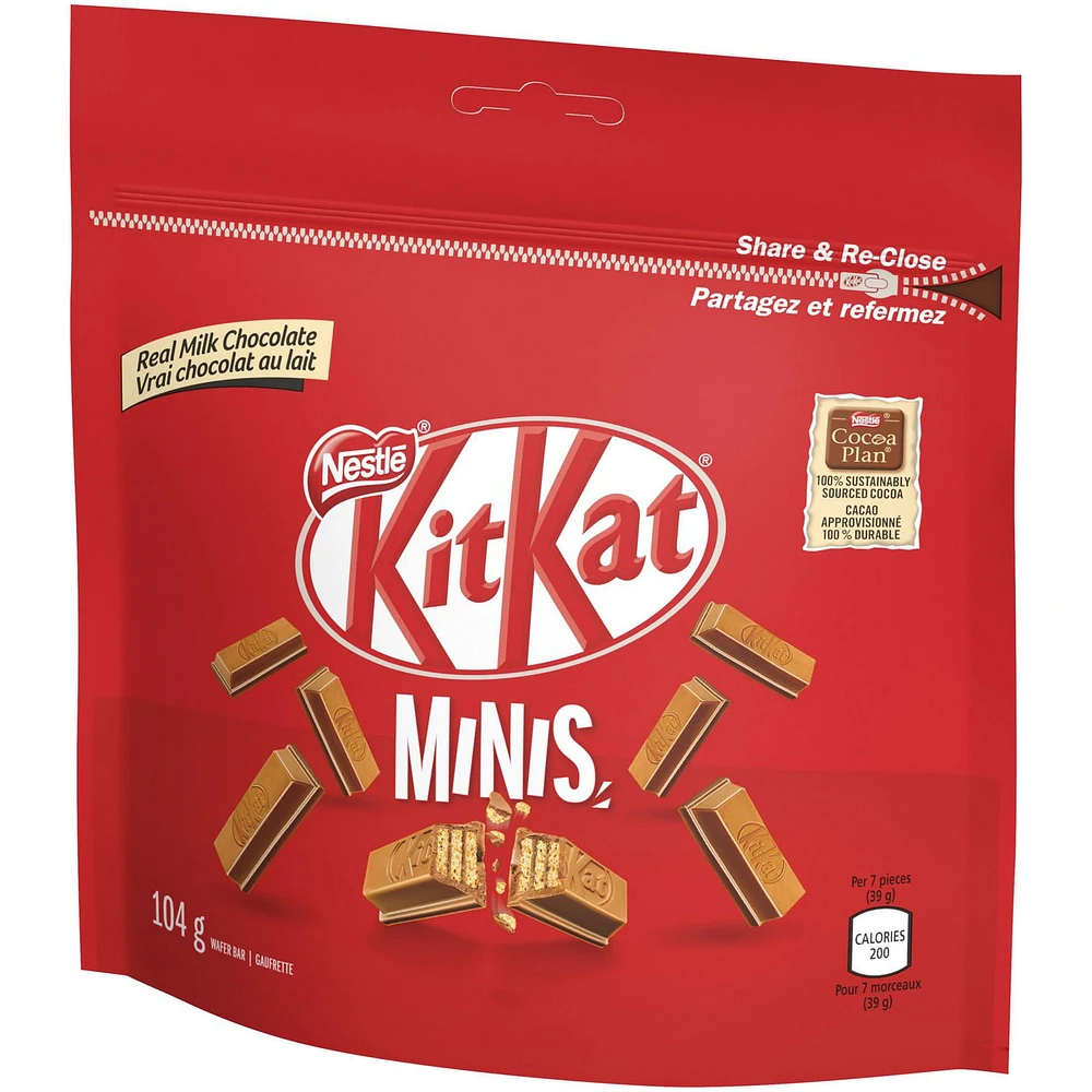 NESTLÉ® KITKAT® Minis, 104 g Pouch