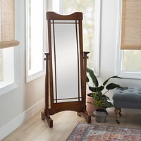 Yahata Cheval Mirror, Oak