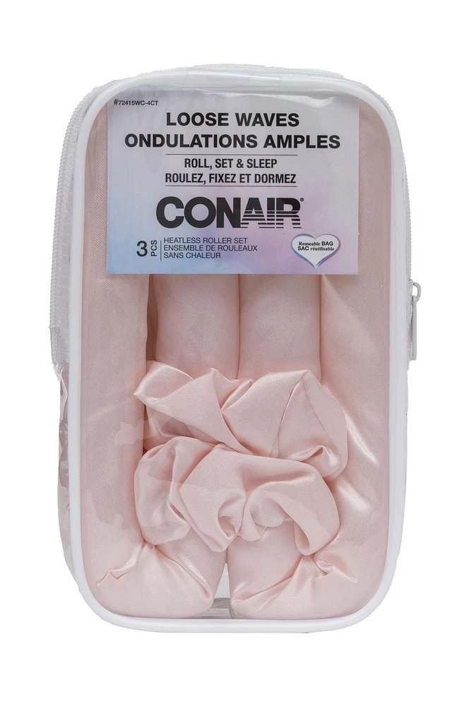 Conair 3 pc Heatless Styling Set, 3 pc Heatless Roller