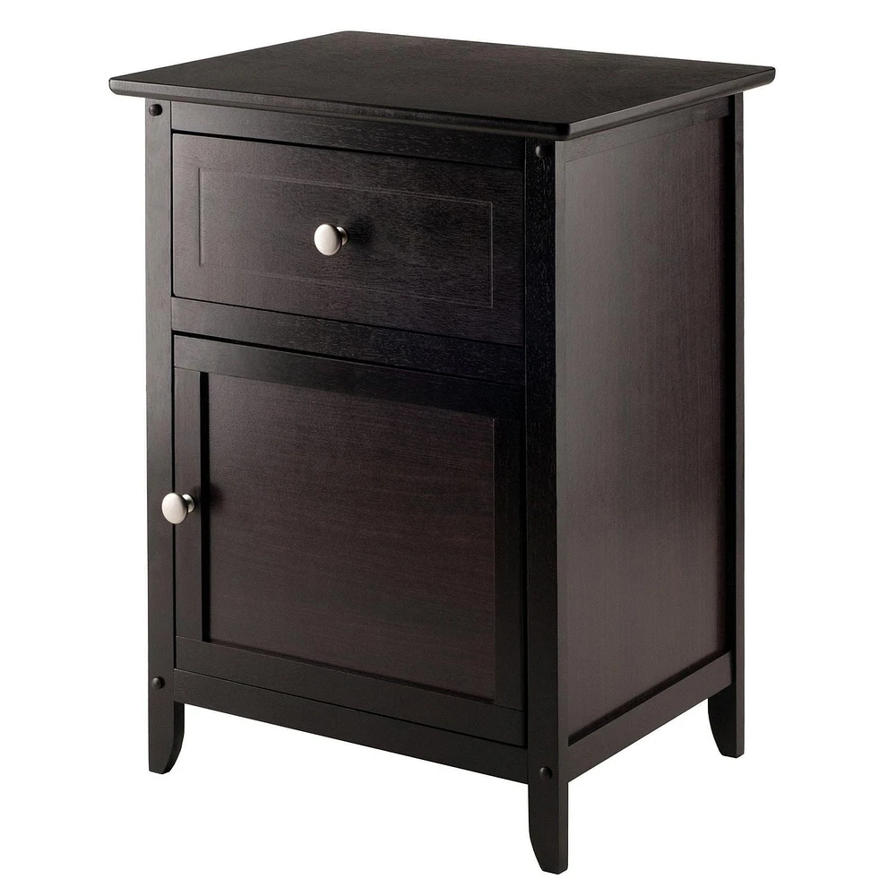 Night Stand Accent Table with Drawer