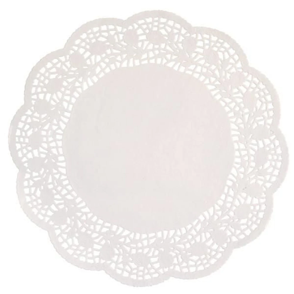 White 8.25" Doilies, 28ct