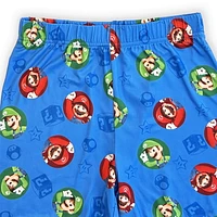 Super Mario Bros Ensemble pyjama 2 pièces pour garçon