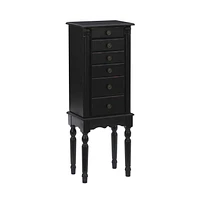 Yost Jewelry Armoire, Black