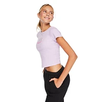 No Boundaries Women's Rib Baby Tee
