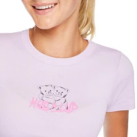 No Boundaries Women's Rib Baby Tee