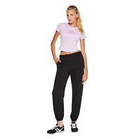 No Boundaries Women's Rib Baby Tee