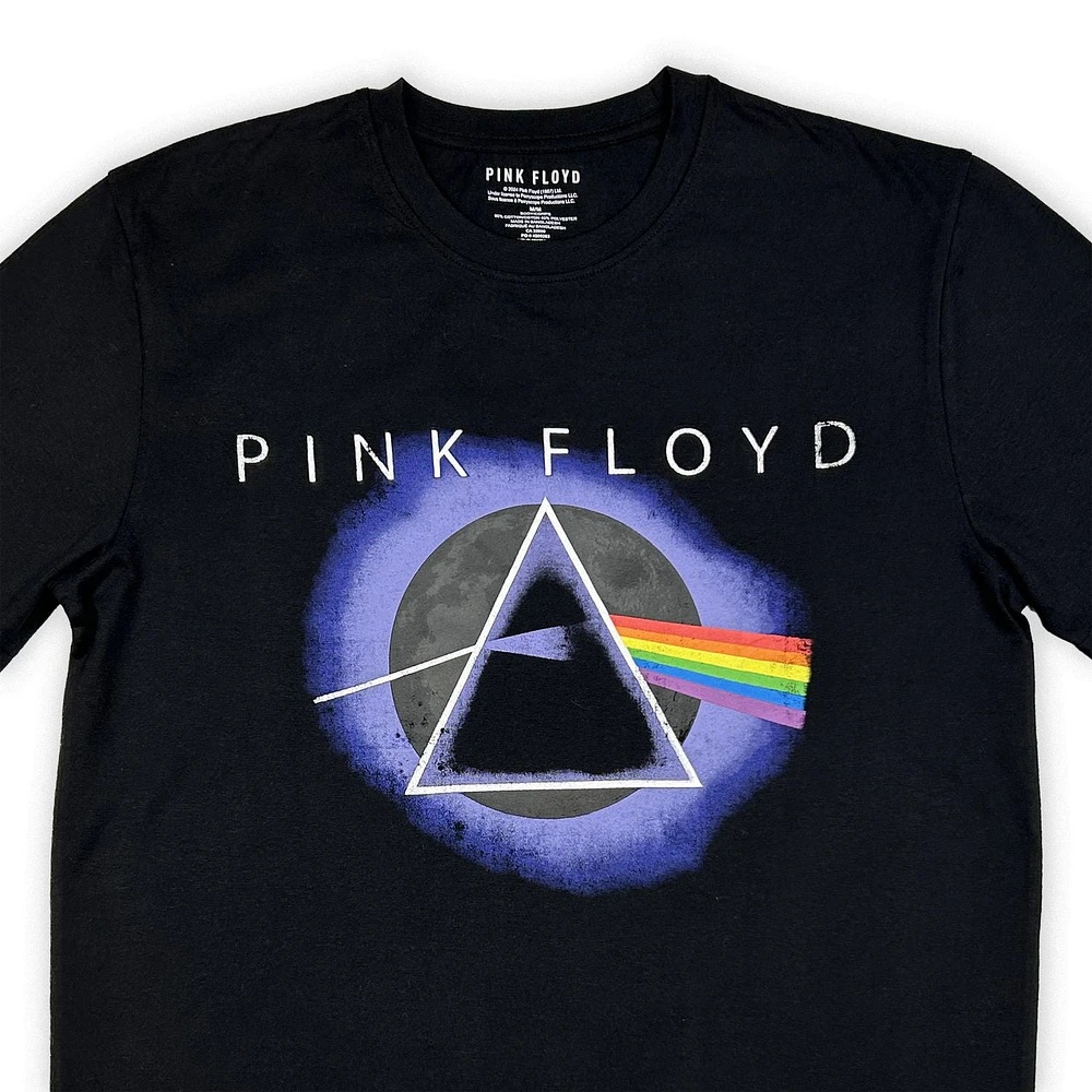 Pink Floyd T-shirt à manches courtes homme. Tailles P à TG