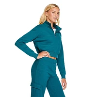 No Boundaries Women's Quarter-Zip Pullover, Sizes XS-XXL