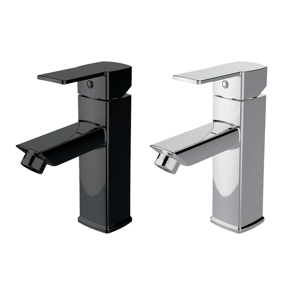 The akuaplus® square Single-Hole Lavatory Faucet.