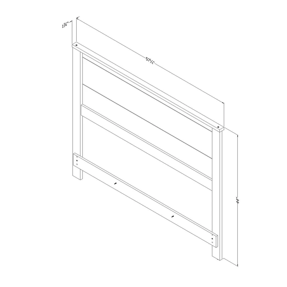 Headboard from the collection Step One Essential South Shore