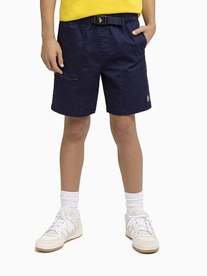 U.S. Polo Assn. Short à enfiler avec boucle Adventure pour garçon