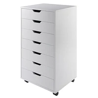 Halifax Cabinet 7 Drawer White