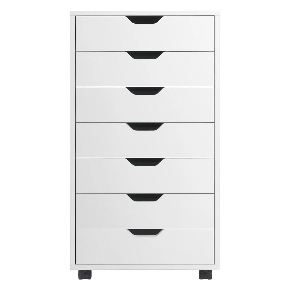 Halifax Cabinet 7 Drawer White