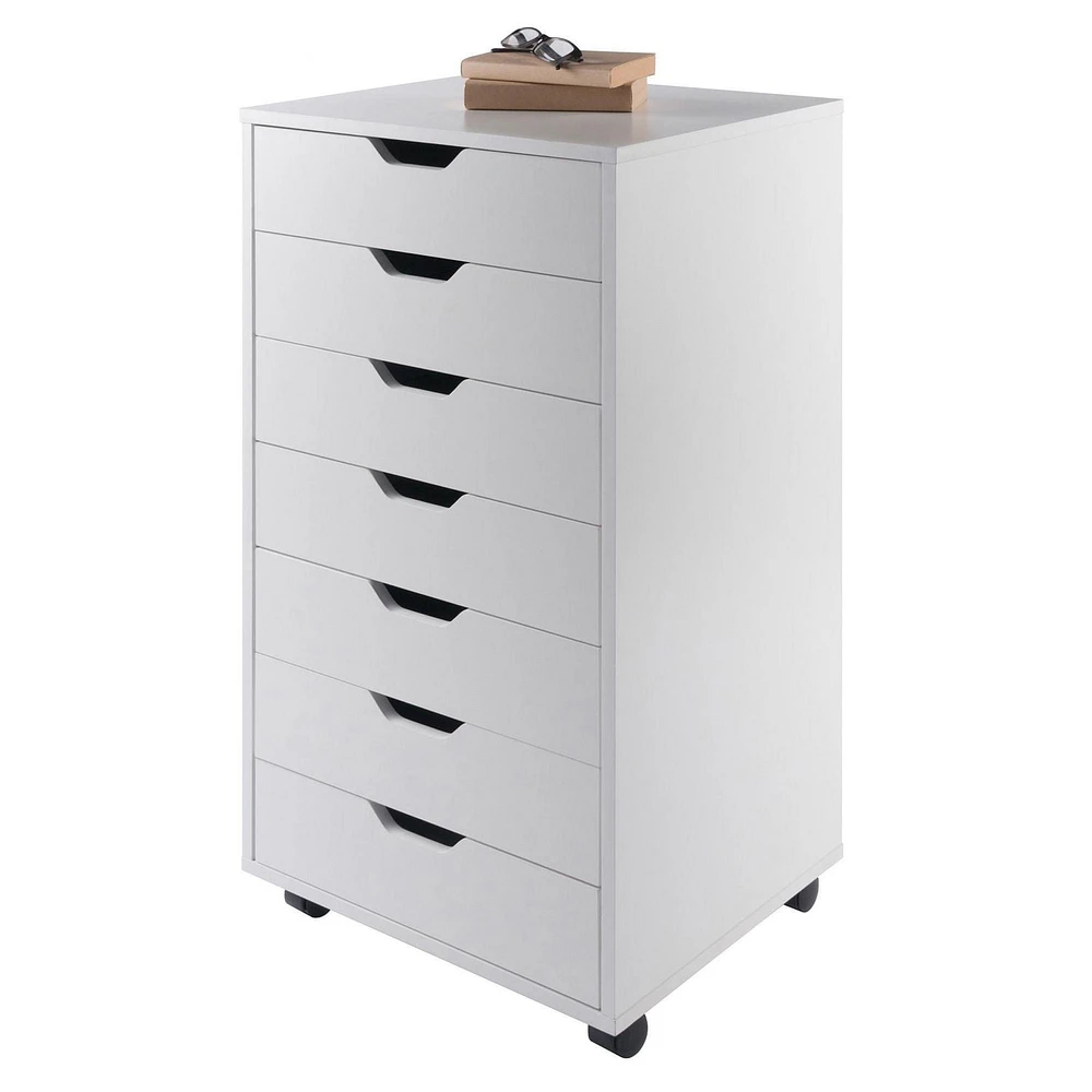 Halifax Cabinet 7 Drawer White