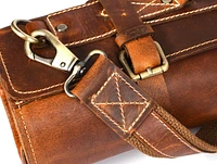 Tolredo Leather, Torino Ranch, Hazlenut Brown, Leather Knife Roll