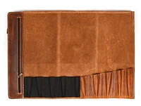 Tolredo Leather, Torino Ranch, Hazlenut Brown, Leather Knife Roll