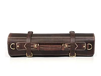 Tolredo Leather, Torino Ranch, Walnut Brown, Leather Knife Roll