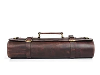 Tolredo Leather, Torino Ranch, Walnut Brown, Leather Knife Roll