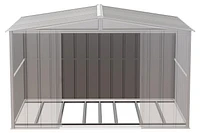 Arrow Classic Metal Shed, 12 x 17, Flute Grey