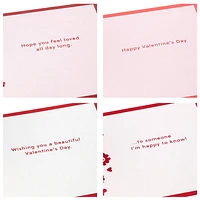 Hallmark Signature Paper Wonder 3D Pop-up Valentine's Day Cards Assortment (4 Cards With Envelopes)