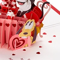 Hallmark Signature Paper Wonder Disney 3D Pop-up Valentine's Day Card for Husband, Wife, Boyfriend, Girlfriend (Mickey Mouse & Minnie Mouse)