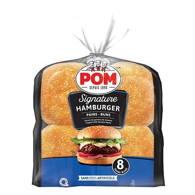 Pains à hamburger Signature POM® Emb. de 8